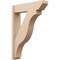 Ekena Millwork 8-in W x 32-in D x 44-in H Funston Slat Rough Cedar Woodgrain TimberThane Outlooker, Primed Tan OUTUR080X32X44FST24RCPR - alternate 1